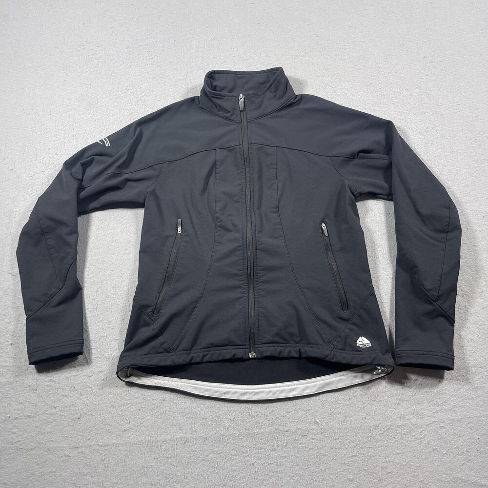 Nike ACG Jacket Womens Medium Softshell‎ Full Zip Outdoor Hiking Windbreaker